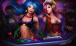 Arcade Duo by HelenMichaels