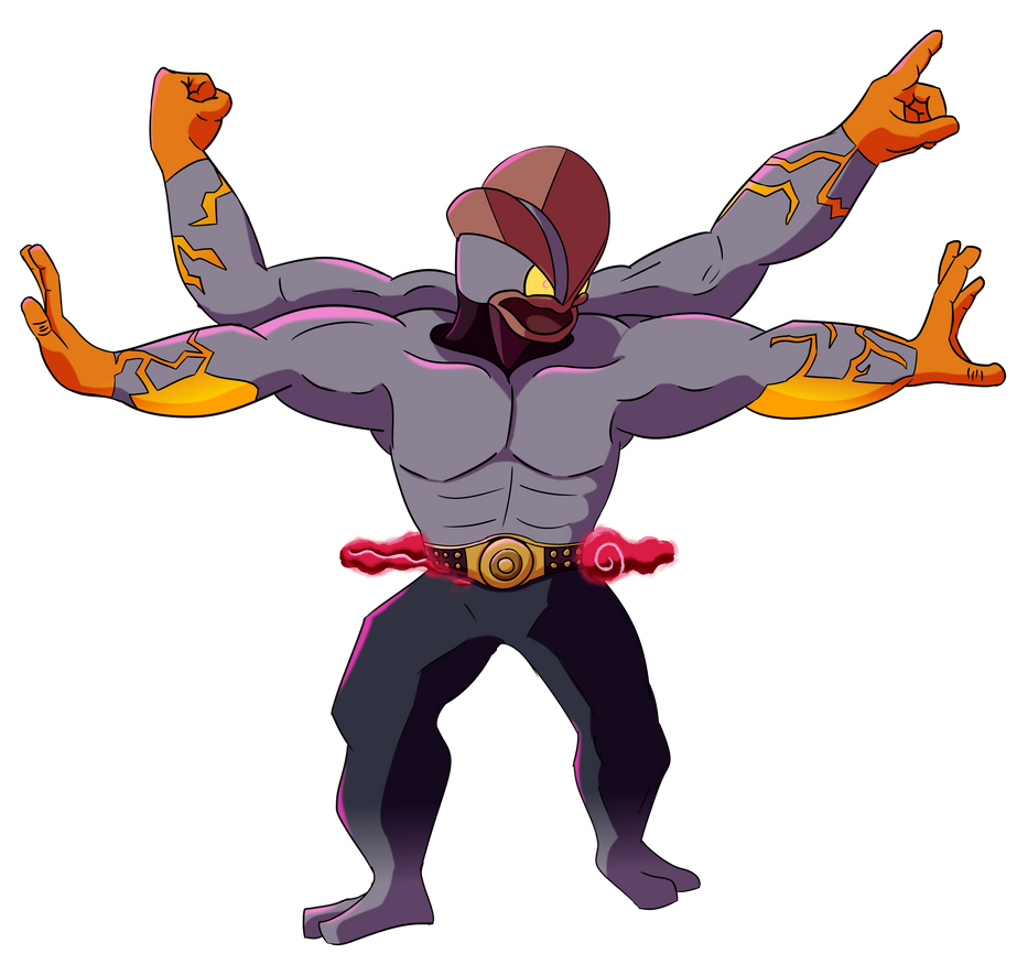 Gigantamax Machamp - Gen 8 Reloaded by sunnyindoors on DeviantArt