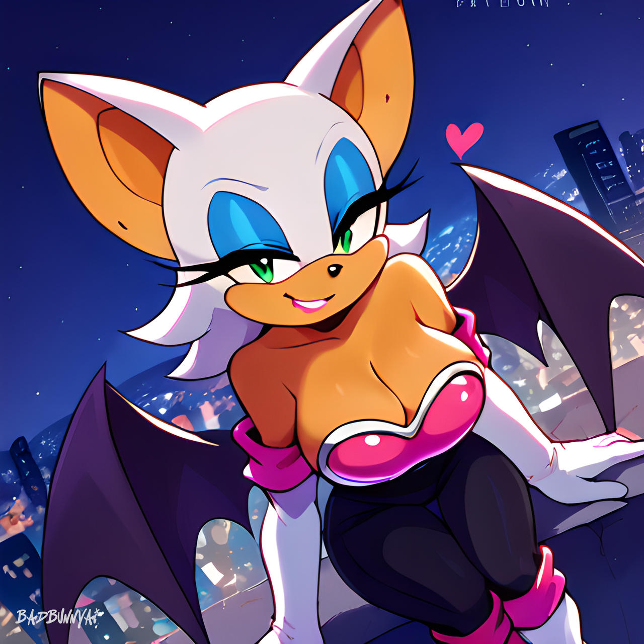 Rouge The Bat By BadBunnyAI On DeviantArt rouge-the-bat-by-badbunnyai-on-deviantart
