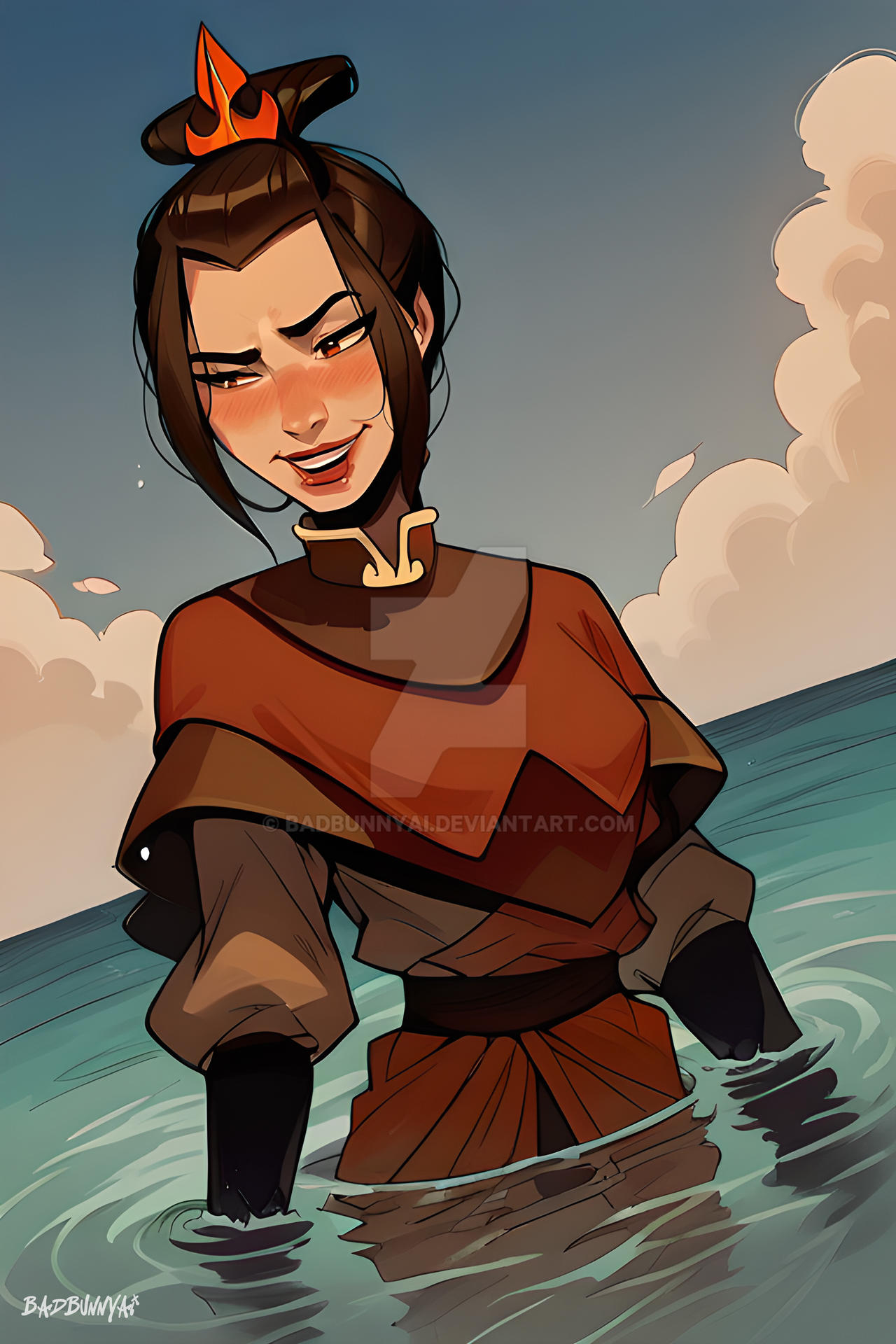 Lizards Azula Rides On Azula by BadBunnyAI on DeviantArt