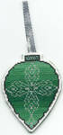 Green Teardrop Ornament by crafty-manx