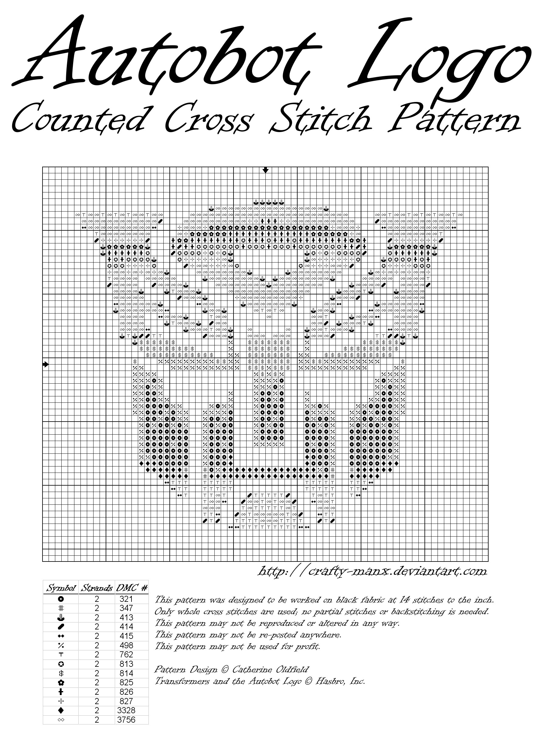 Autobot Logo CCS Pattern by crafty-manx on DeviantArt
