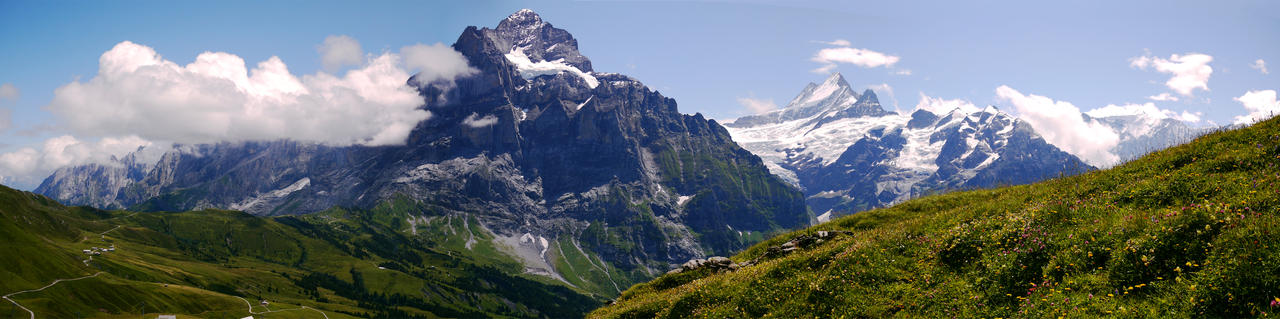 Jungfrau Range Panoramic