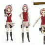 Sakura - different poses