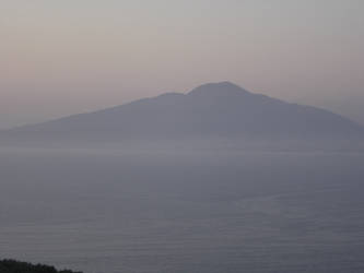 Vesuvius in the Fog