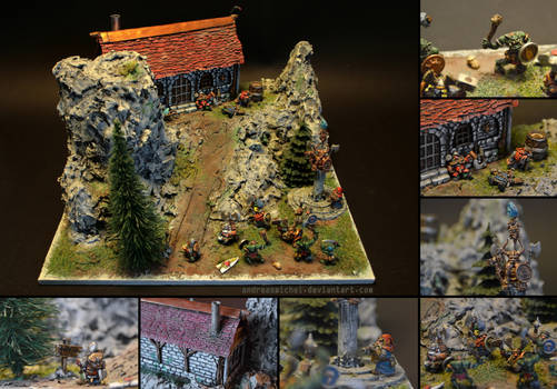 Warhammer Dwarf Diorama