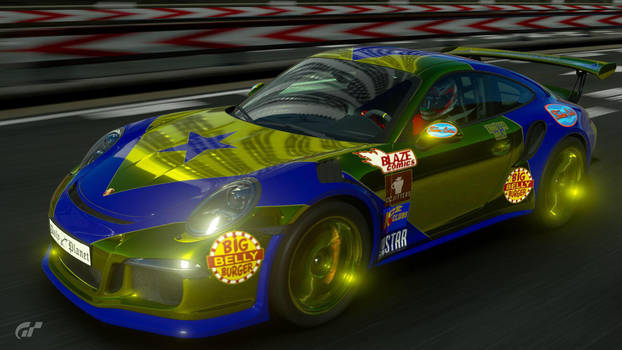 Gran Turismo Photo: DC Comics Booster Gold Porsche