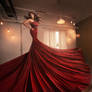 Red Dress Twirl
