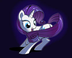 Rarity Chasing her Tail