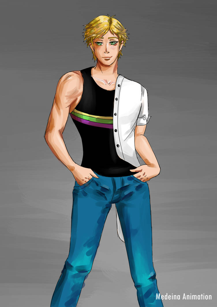 Adrien Inflation Grown up Adrien modeling by MedeinaAnimation on DeviantArt