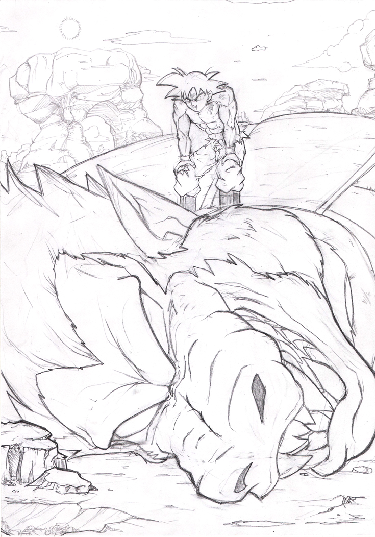 ozaru vegeta vs goku by soyhector on DeviantArt ozaru vegeta vs goku by soyhector on DeviantArt