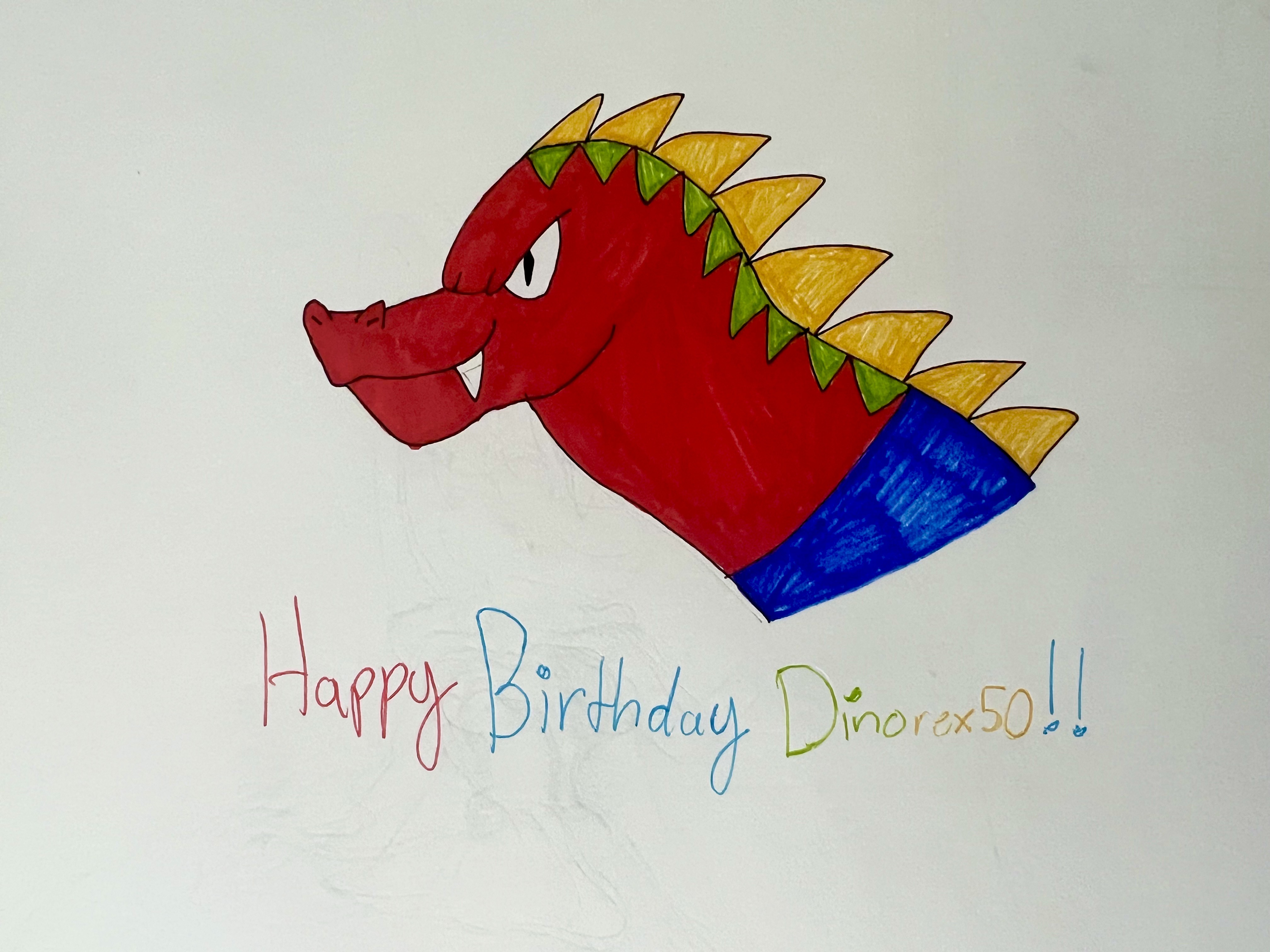 Happy Birthday Jairex!! (Dinorex50) by JurassicWorldGirl on DeviantArt