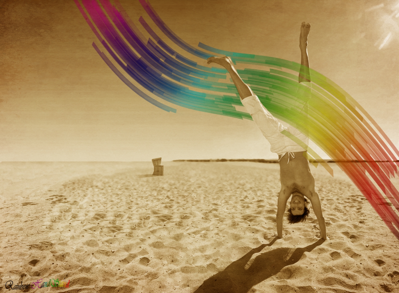 Rainbow Handstand Widescreen