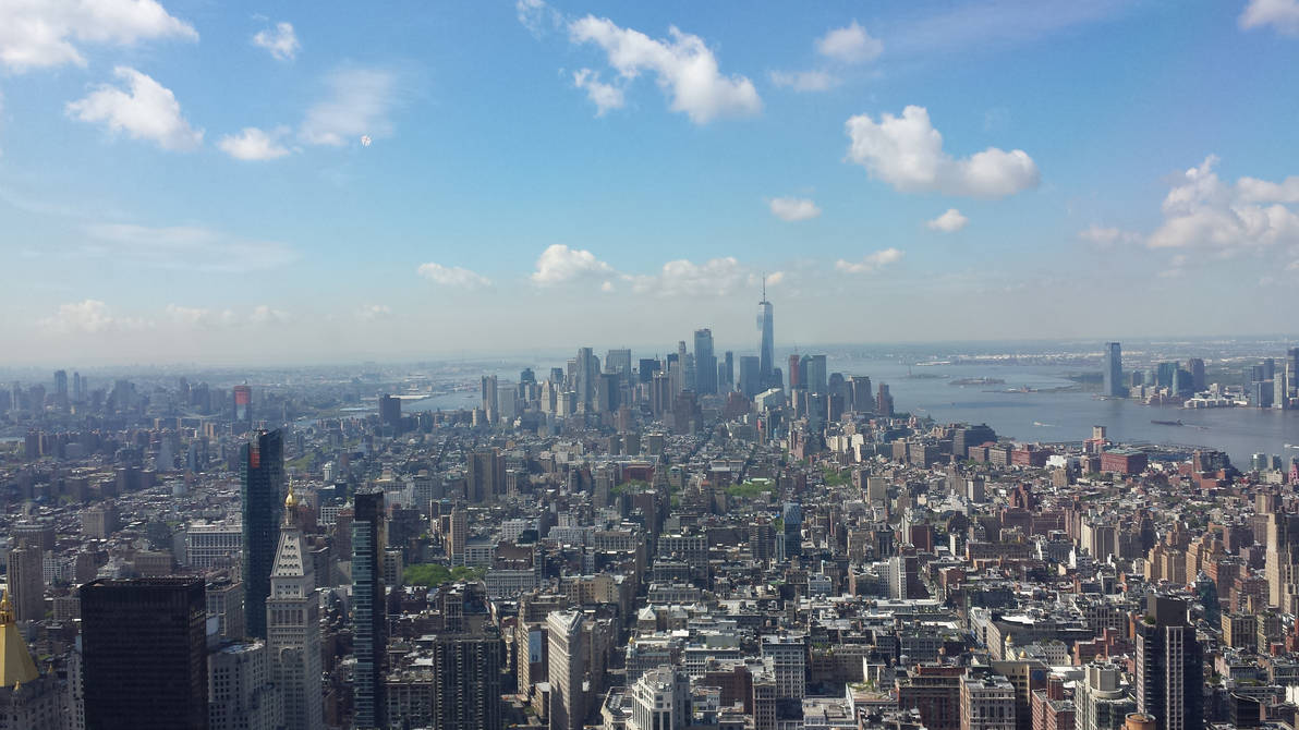 1 Wtc From The Empire State Building By Stealthcat15 On Deviantart