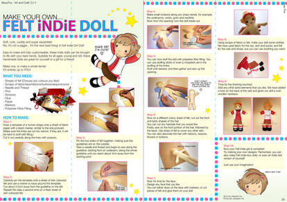 Make your own Felt-Indie Doll