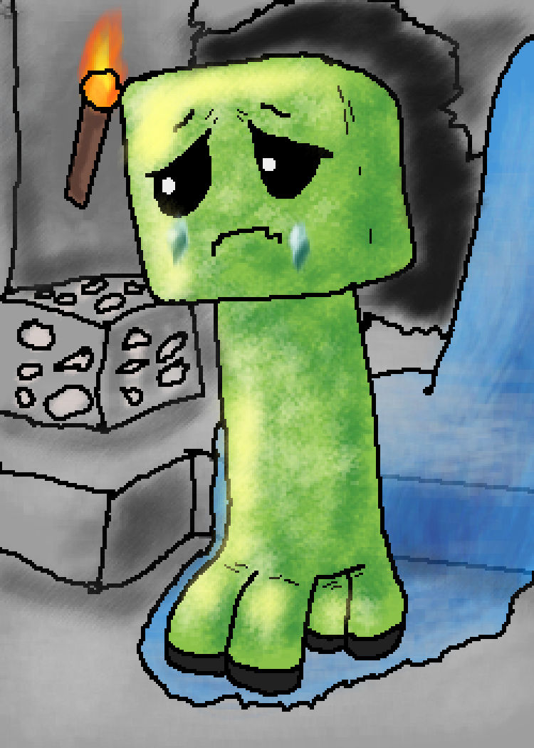 Sad Creeper by M10doDEVIANT on DeviantArt