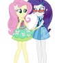 Rarity and Fluttershy - Friendship Games