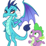 Spike and Princess Ember