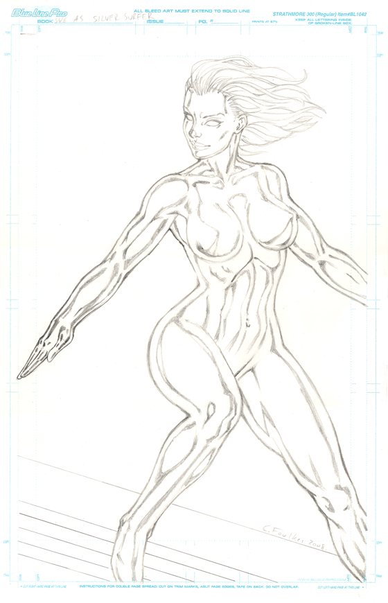 Sue Storm _ Silver Surfer WIP