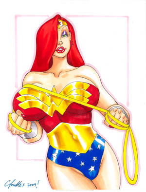 Jessica Rabbit as Wonder Woman