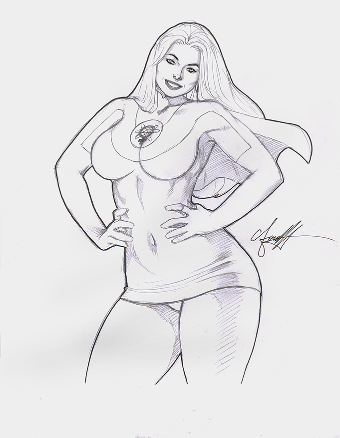 Atom Eve Sketch