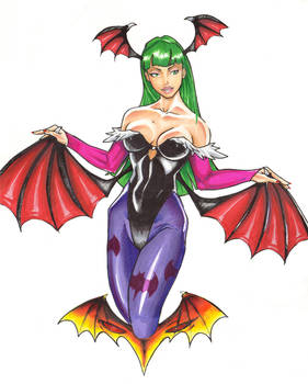 Vampire Savior's Morrigan