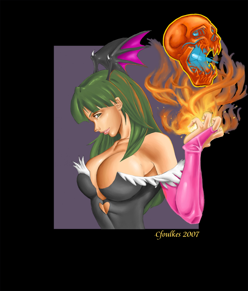 Morrigan Aensland_Fire Skull_