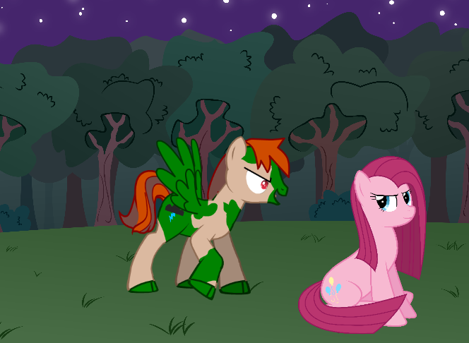 Chuckbolt and Pinkamena