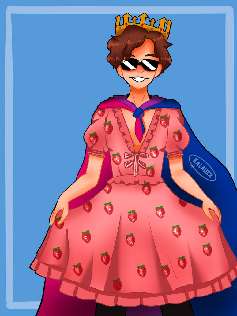Strawberry Dress Eret Fanart by Kaladiz on DeviantArt