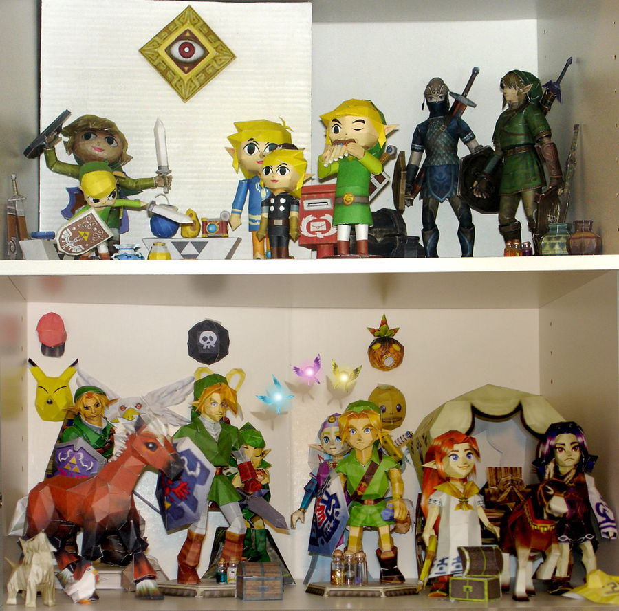 Zelda Papercraft Collection by sah24 on DeviantArt