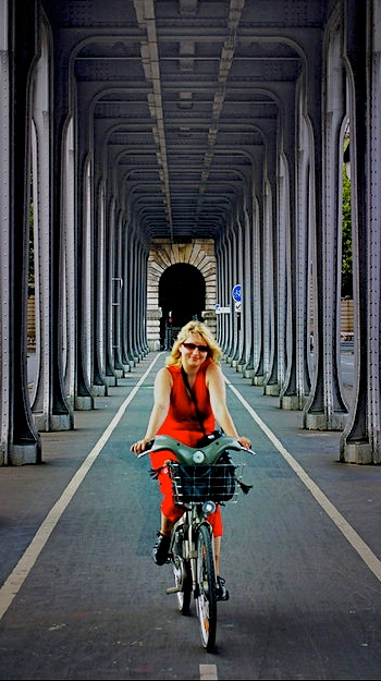 Lady in red