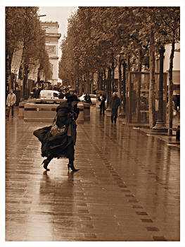 Rainy Champs Elysees