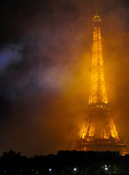 Smokey Eiffel Tower