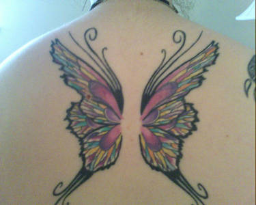 Fairy Wings Tattoo-- Colored