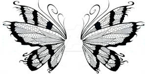 Cricket Wings Tattoo Design
