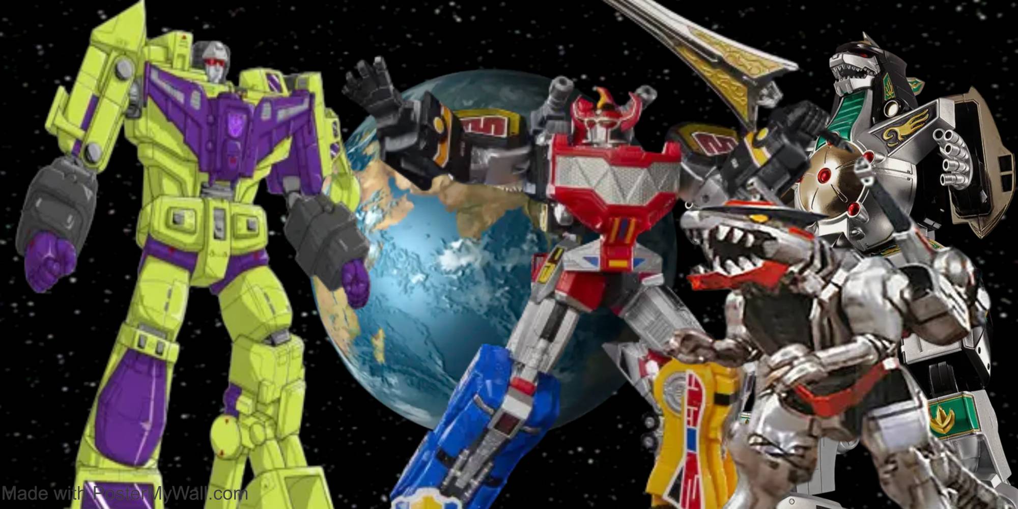 Q Rex Ryp Devestator VS Megazord, Dragonzord and Q-Rex by DerKaiser117 on DeviantArt
