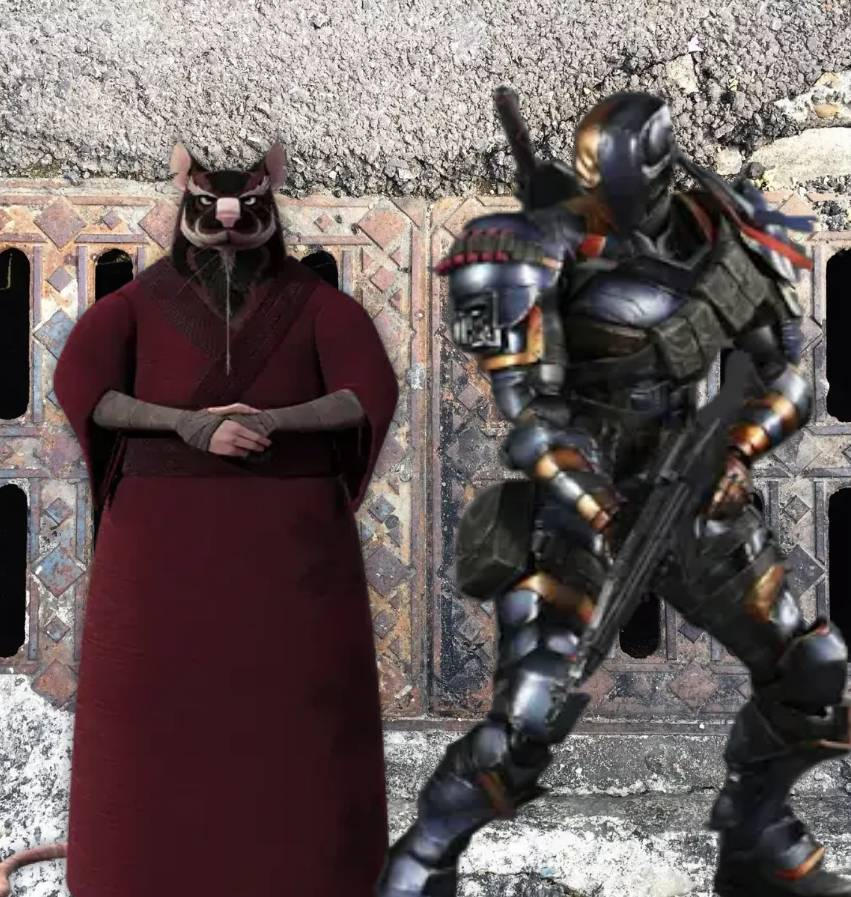 Splinter VS Deathstroke by DerKaiser117 on DeviantArt