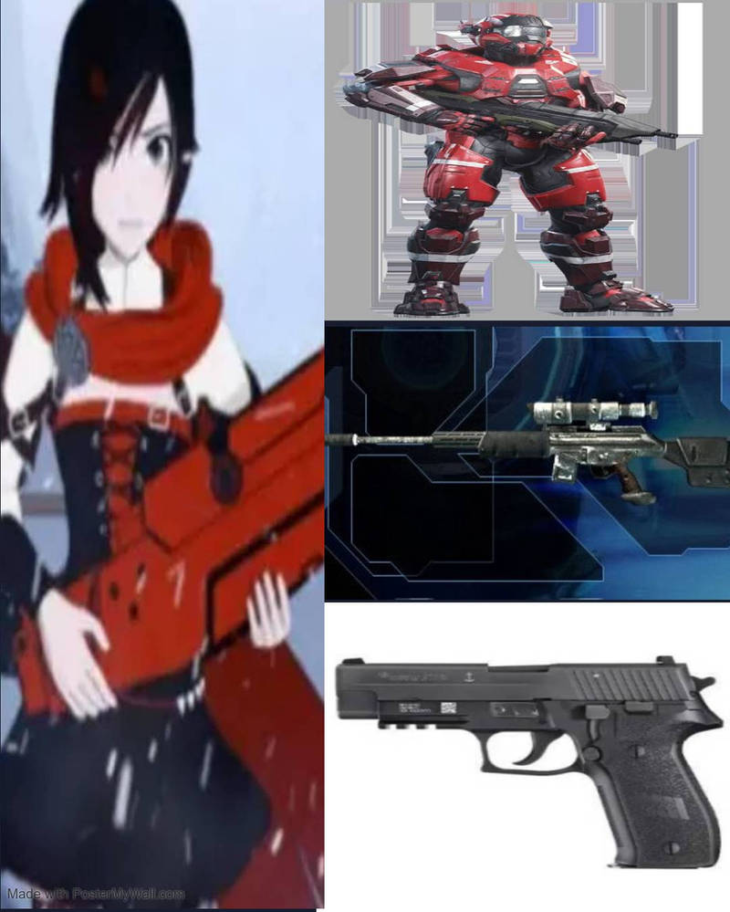 Fireteam RWBY: Ruby's Loadout by DerKaiser117 on DeviantArt