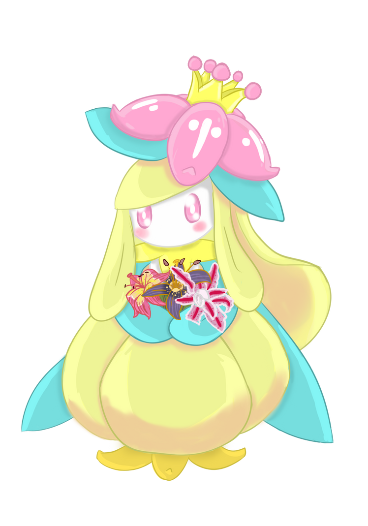 Shiny Lilligant by brownkirbyfun on DeviantArt