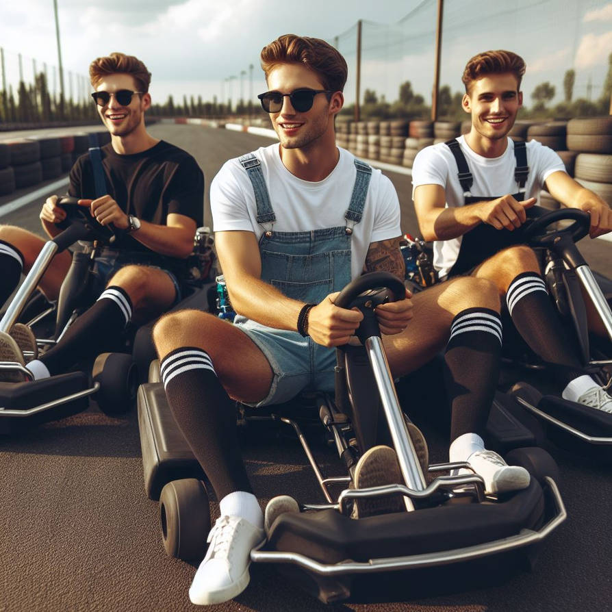 3 Men Racing Race at the park by rahanz on DeviantArt