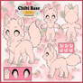 Chibi Wolf Base PSD + SAI Included