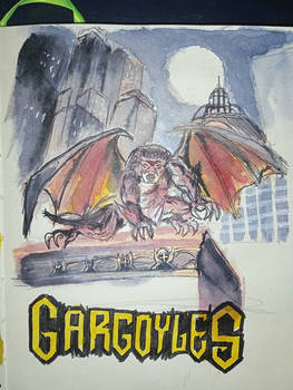 Inktobwr2022 Day 1 - Gargoyles