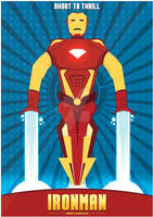 Iron Man Vector Art Poster - By Sherbertmelon