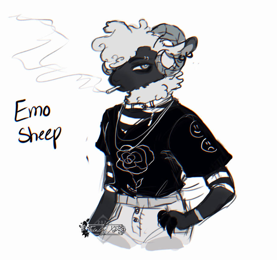 Emo Rancher Emo Sheep by TrinityTrickz on DeviantArt