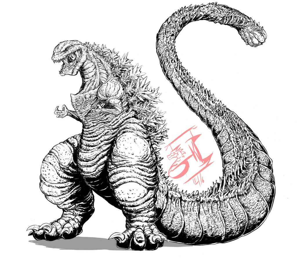 Shin Godzilla Drawing