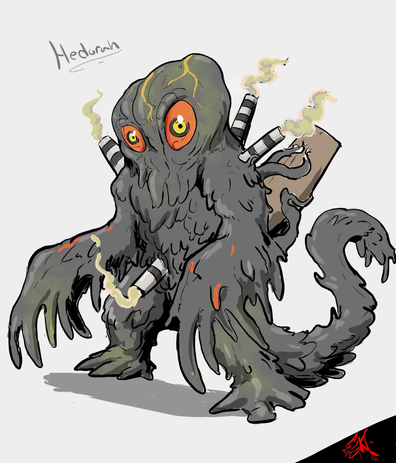 Hedorah (sketch) by Gabe-TKE on DeviantArt