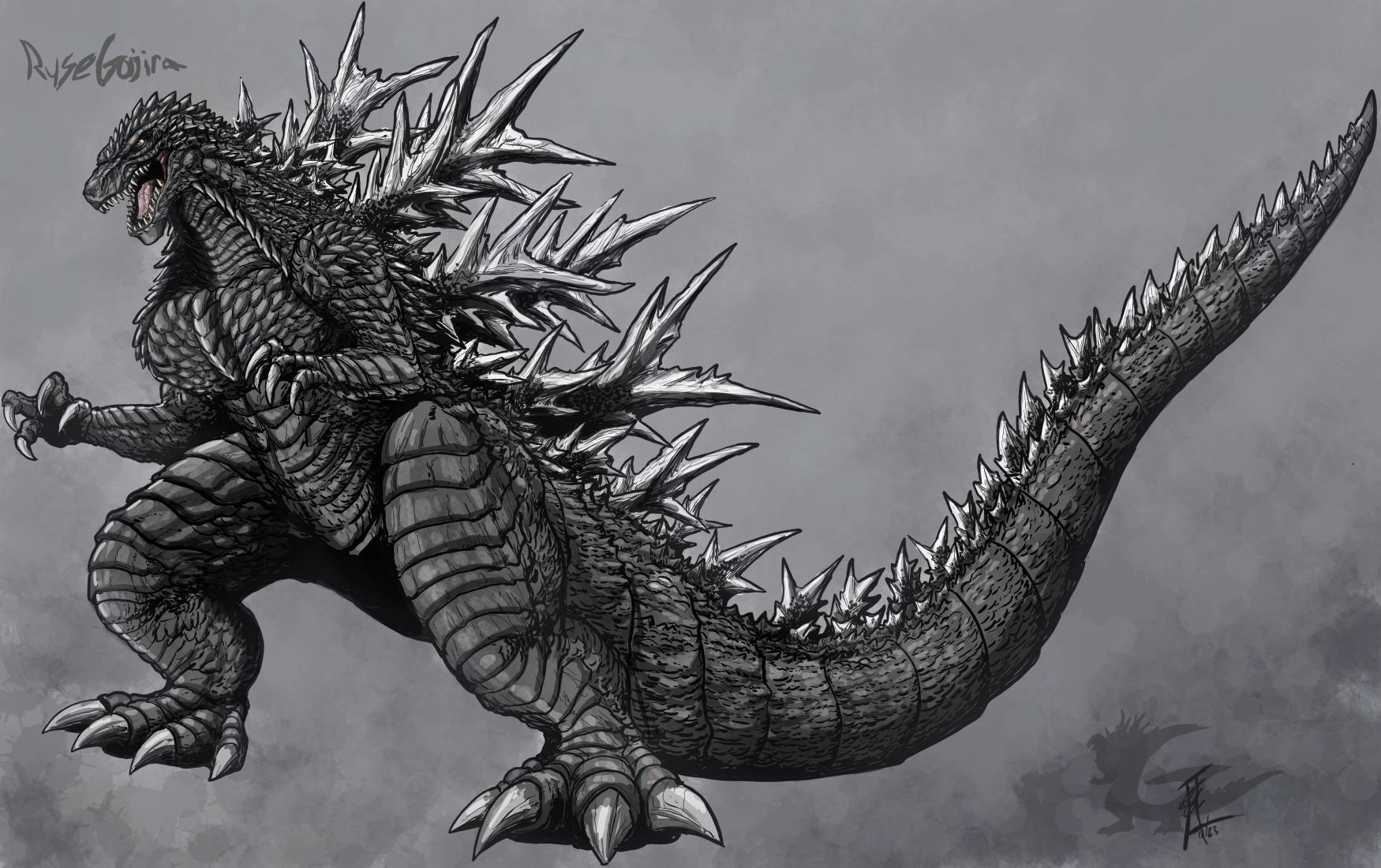 Commission: Ryse Godzilla ( profile) by Gabe-TKE on DeviantArt