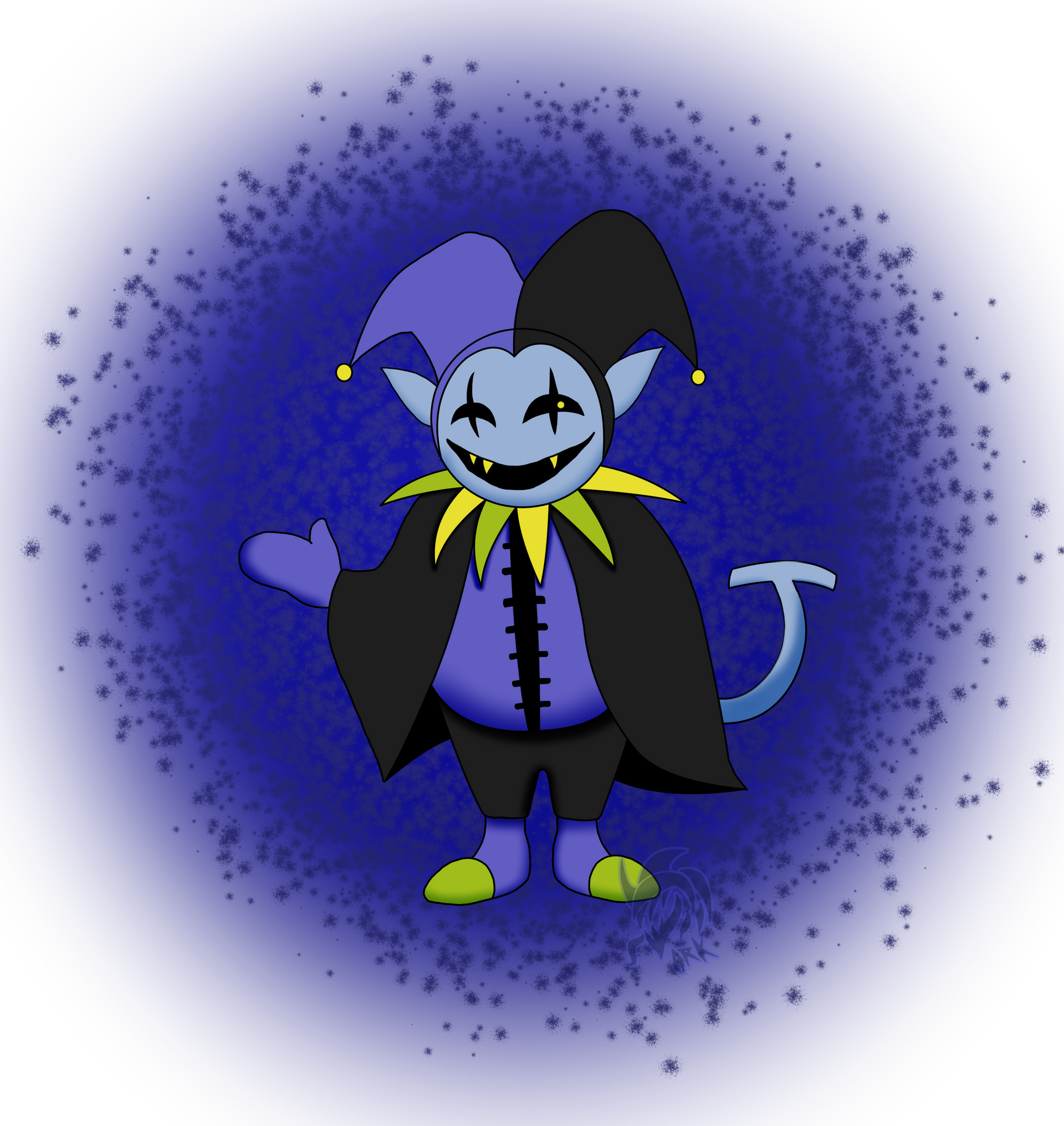 Deltarune: Jevil by Arkserk on DeviantArt