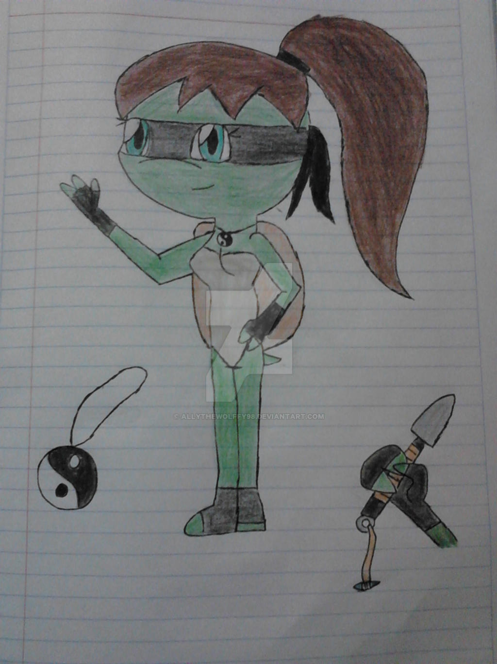 Sam Turtle Deviantart Samantha the mutant turtle by AllytheWolffy98 on DeviantArt