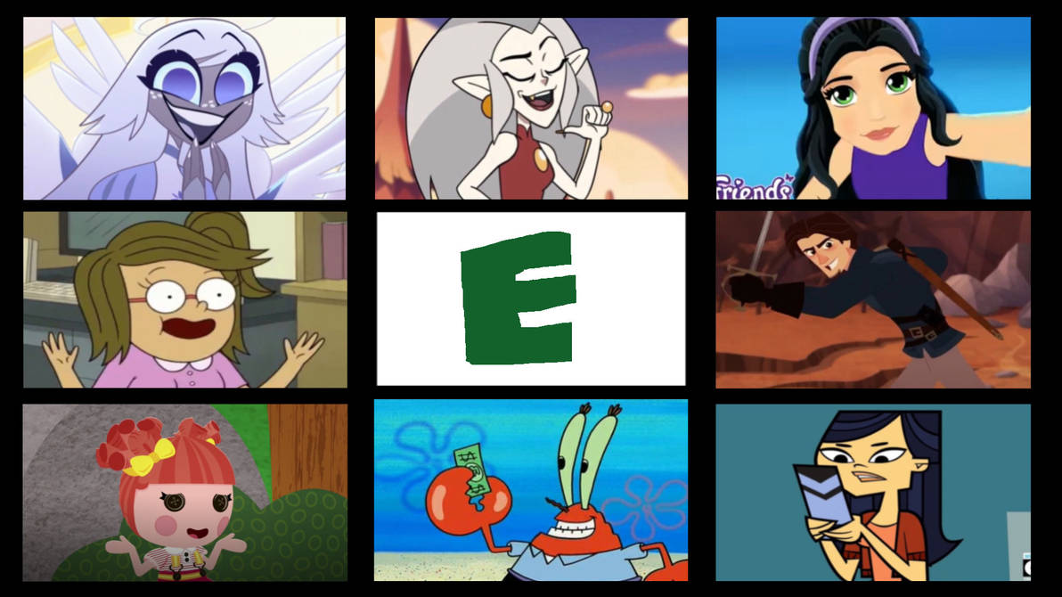 My Favorite E Characters by WorldofAri on DeviantArt